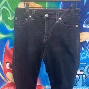 Multi colored TR jeans